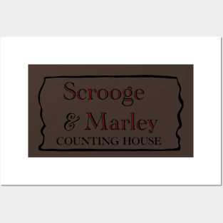 A Christmas Carol: Scrooge & Marley Counting House Posters and Art